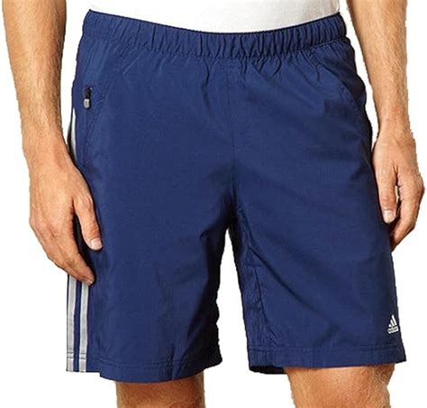 adidas herren shorts blau orange streifen|Blau .